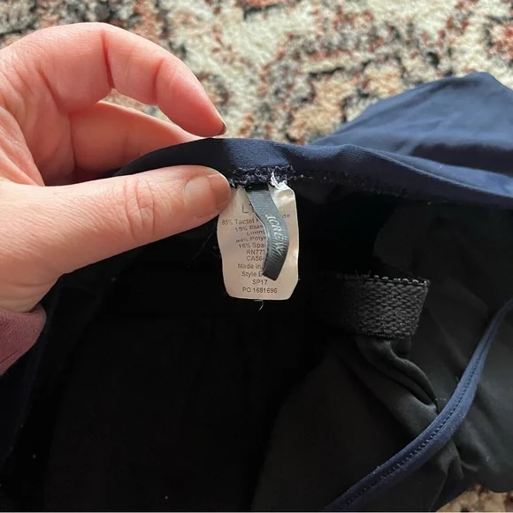 J.Crew Beautiful Navy Blue one piece 8 tall - Picture 2 of 4